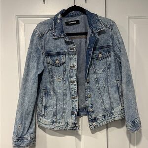 Express Women's Light Blue Denim Jacket